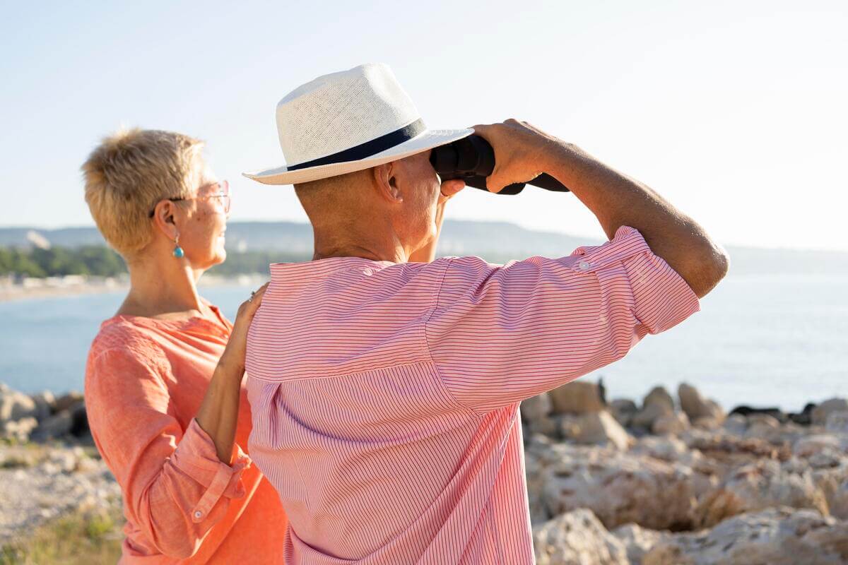 British couple retired in Spanish beach
